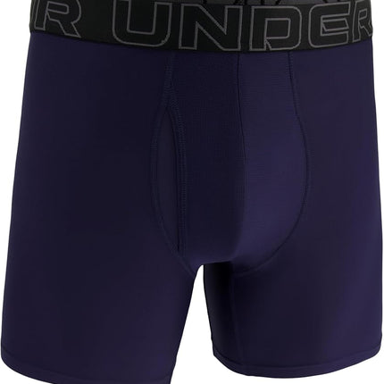 Under Armour Men's Tech 1-Pack Boxer Brief, 6" Inseam, All-Day Comfort & Ultra-Soft