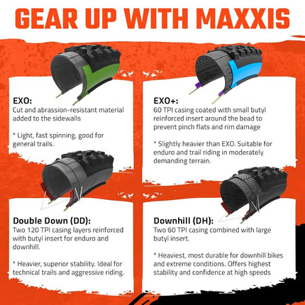 Maxxis Minion DHR II EXO/TR/SkinWall 60 TPI Tubeless 29´´ X 2.40 MTB Tyre 29´´ x 2.40