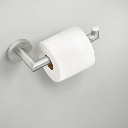 Moen Y5709BN Arlys Modern Single Post Toilet Paper Holder, Brushed Nickel