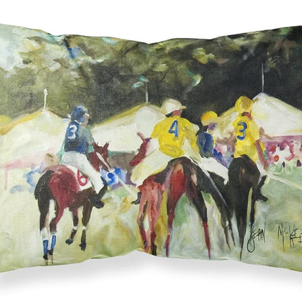 Caroline's Treasures JMK1007PILLOWCASE Polo at The Point Fabric Standard Pillowcase, Lightweight Super Soft Easy Care Decorative Artwork Pillowcase, Standard,