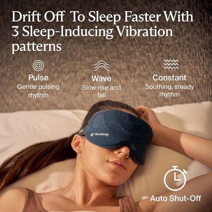 Therabody Sleep Mask Ultra-Comfortable, 100% Blackout Sleep Eye Mask