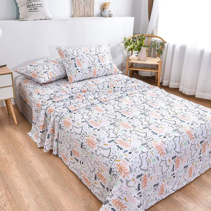 JSD Cute Unicorn Kids Twin Sheet Set 3 Piece