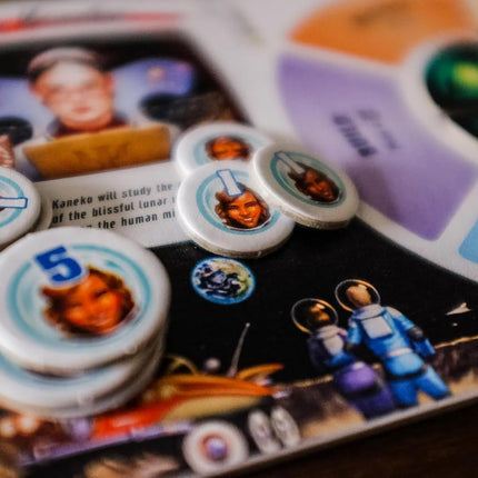 Rio Grande Games: Moon Colony Bloodbath - Strategy Card Game, Space Survival, Engine Building-Engine Losing Tableau Game, Ages 14+, 1-5 Players