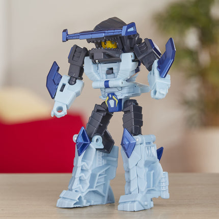 Transformers Toys Bumblebee Cyberverse Adventures Dinobots Unite Figura de ataque de acción Hammerbyte clase guerrero, 6 años en adelante, 13.7 cm