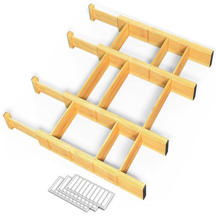 SpaceAid Bamboo 13.25-17“ Drawer Dividers (Need 2.