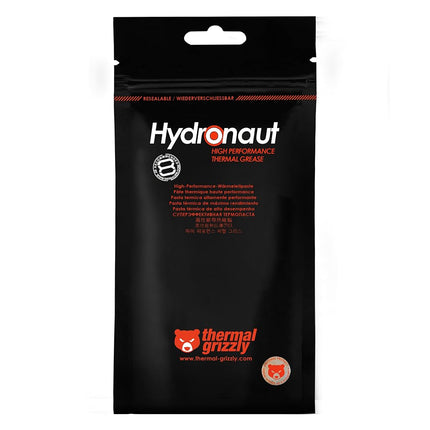 Thermal Grizzly - Hydronaut - 1 Gram - Conductive High Performance Thermal Paste - Ideal for Air and Water Cooling CPU/GPU/PS4/PS5/Xbox - for Large Cooling Surfaces