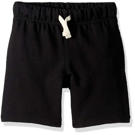 The Children's Place Boys' Uniform French Terry Shorts, Black, XL (14), Black Single