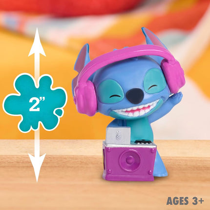 Disney Stitch That's So Stitch Collectible Figures Series 2 (Pack of 2), Mystery 2 Inch Figure, Blind Capsule, Age Children's Toy 3 Up Just Play