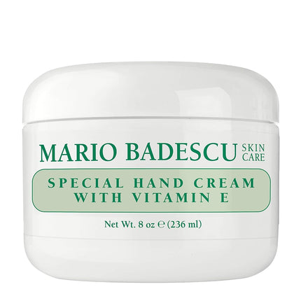 Crema de Manos Especial con Vitamina E de Mario Badescu - Tamaño Grande 8oz (240ml)