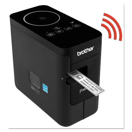 Brother Printer PTP750W Wireless Label Maker, 1.18, Black