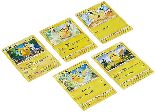 Pokemon 3. 5 Assorted Pikachu Cards, multi, 43204-