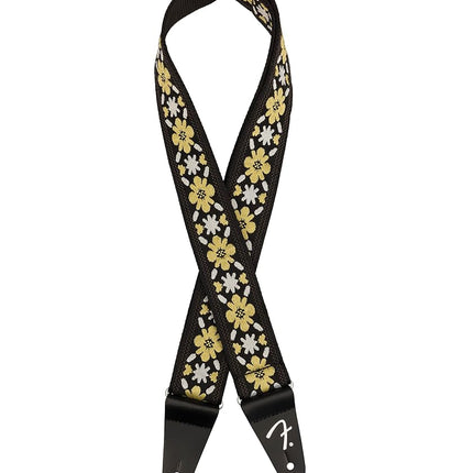 Fender Pasadena Woven Guitar Strap - YLW CLOVER