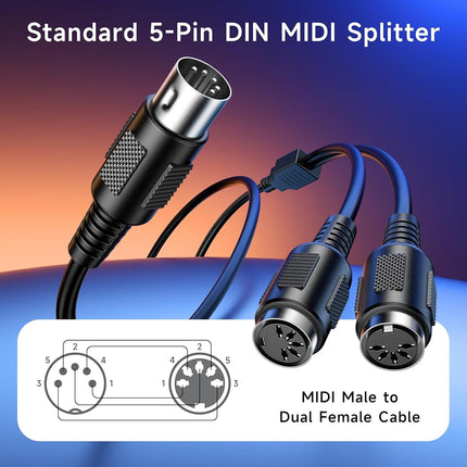 Cable Matters 500081-BLK MIDI Cable