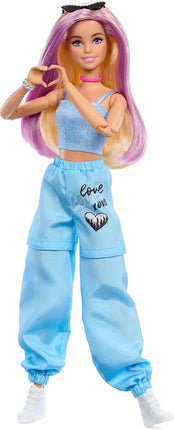 Barbie Deluxe Style Doll in Metallic Pink Barbiecore Skirt and Jacket