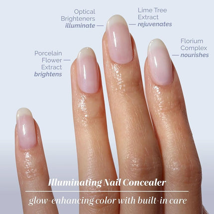 Londontown kur Conceal & Go Duo Set, incluye corrector iluminador de uñas y capa superior Gel Genius, 0.4 fl oz