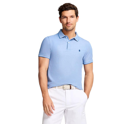 IZOD Men's Advantage Performance Short-Sleeve Polo Shirt, Bright Cobalt, XL