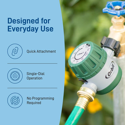 Orbit Hose Timer, Colors May Vary, 1