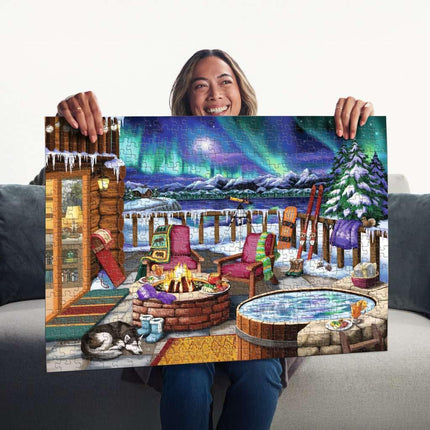 Ravensburger Northern Lights 500 piece Jigsaw Puzzle for Adults and Kids Age 12 and Up