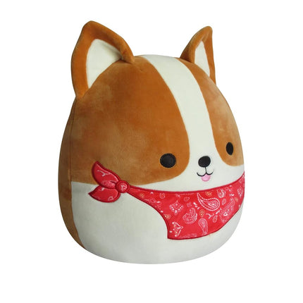 ANBAI 14-Inch White Dumpling with Winky Eye Plush