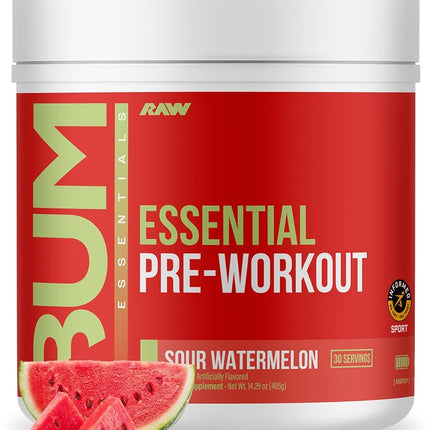 Raw Nutrition CBUM Sour Watermelon Essential Pre W