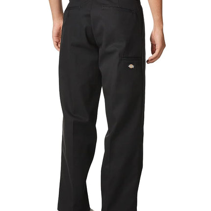 Dickies Men's Big-Tall Loose Fit Double Knee Work Pant Trousers, Black, 56W / 32L