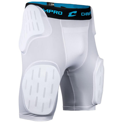 Champro Formation 5-Pad Girdle Youth L White