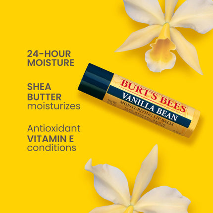 Burt's Bees Vanilla Bean Lip Balm (PACK OF 4)