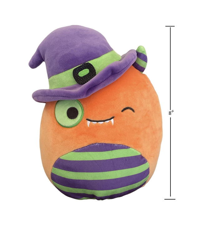 Squishmallow 8" Charlon le Sorcier - Peluche Kellytoy sous Licence Officielle - Jouet en Peluche Doux et Moelleux à Collectionner pour Halloween - Ajoutez-le à votre Escouade - Cadeau pour Enfants, Filles et Garçons - 8 Pouces