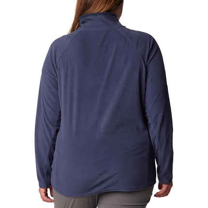 Columbia Women's Glacial IV Half Zip Pullover Fleece Sweater, Nocturnal, 1X