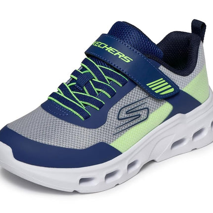 Skechers Boys' Drift Zorzox Trainer, Navy, 3.5 UK 