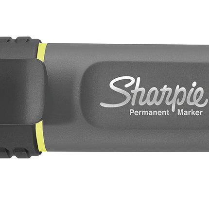 Rotulador permanente Sharpie Pro, XL, punta biselada, color negro (2018347) (Paquete de 2)