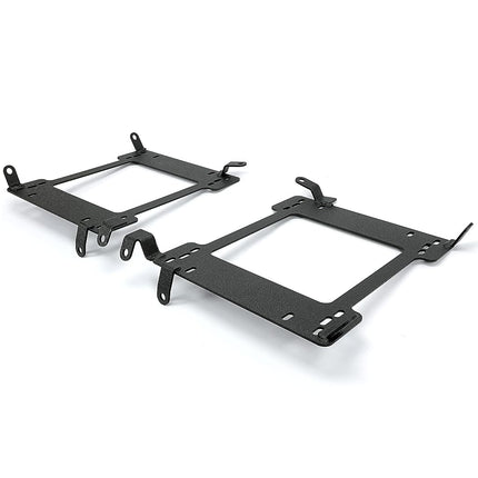 ECOTRIC Racing Seat Brackets Compatible with 1993-2007 Subaru Impreza WRX STI Replacement for SB019DR SB019PA Steel Mounting Brackets Rail Track