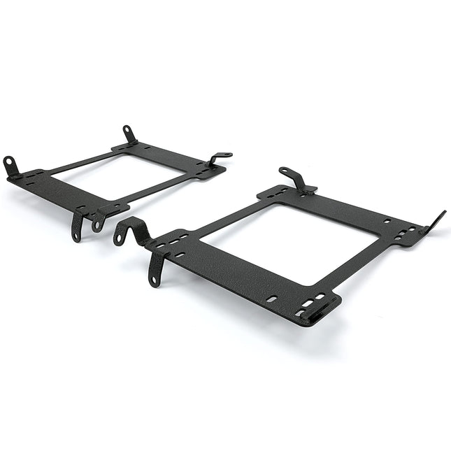 ECOTRIC Racing Seat Brackets Compatible with 1993-2007 Subaru Impreza WRX STI Replacement for SB019DR SB019PA Steel Mounting Brackets Rail Track