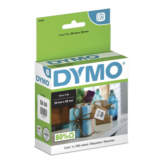 Dymo LabelWriter Square Multipurpose Labels White 