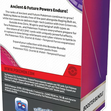 POKEMON TCG: SCARLET AND VIOLET: TEMPORAL FORCES: BOOSTER BUNDLE