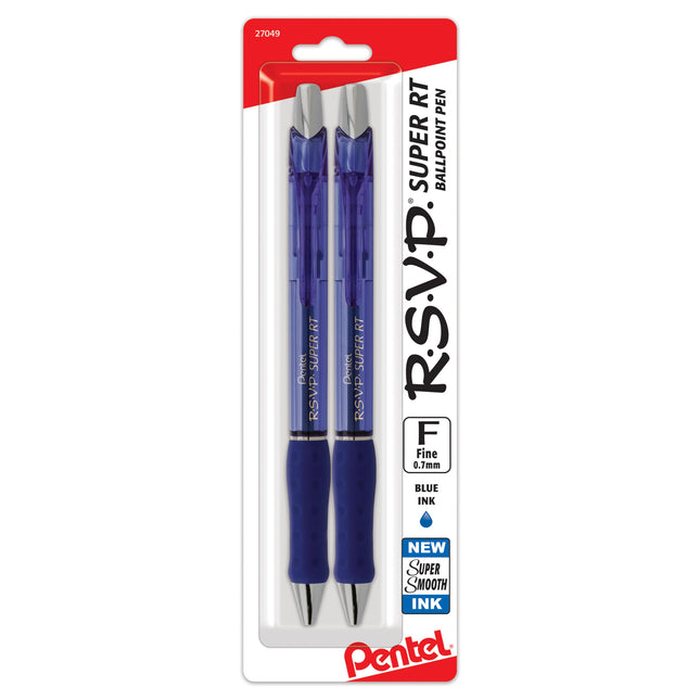 Pentel RSVP Super RT Ballpoint Pen, (0.7mm) Fine L