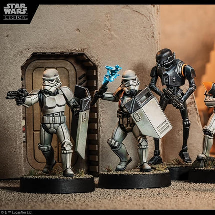 Atomic Mass Games Star Wars Legion Extension d'unité Escouade de Contrôle Anti-Émeute Impériale Jeu de société - 7 figurines
