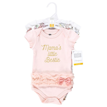 Hudson Baby Bodysuits de algodón unisex para bebé, tutú Vintage Blossom, 9-12 meses, tutú Vintage Blossom, 9-12 meses