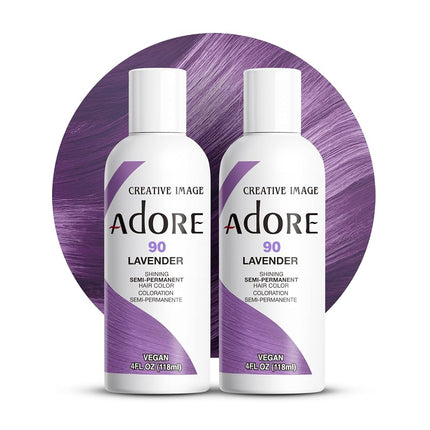 Adore Semi Permanent Hair Color, 090 Lavender, 4 F