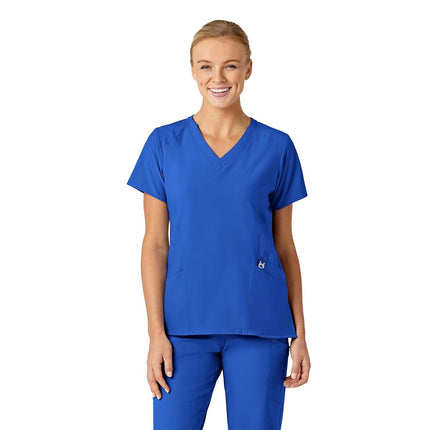 WonderWink W123 6155 Women's Stylized V-Neck Top, 