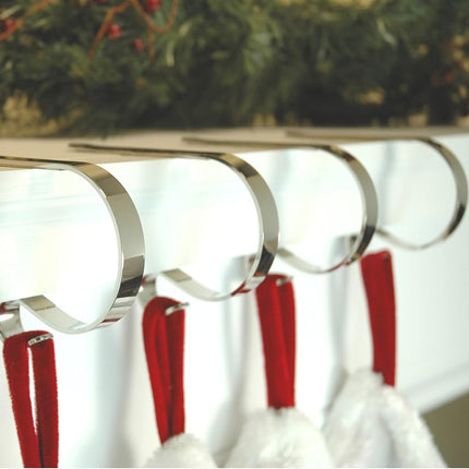The Original MantleClip - 4 pack - Silver by Haute Decor