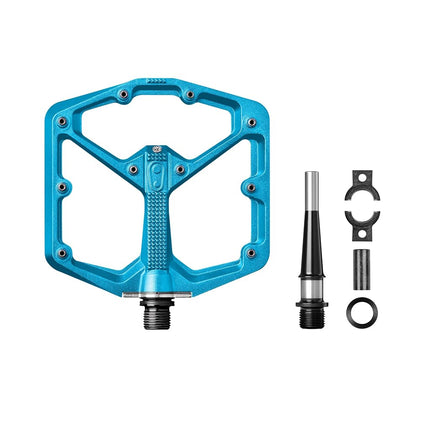 Crankbrothers Stamp-7 Pedals - Large, Blue