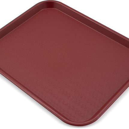 Bandeja para cafetería/comida rápida Carlisle CT141861 Caf, 14" x 18", Burdeos