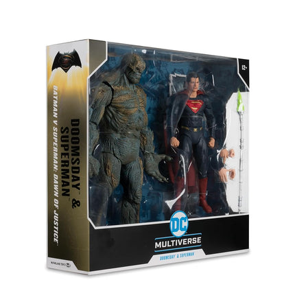 McFarlane DC Multiverse Doomsday & Superman 2pk (Batman V Superman: Dawn of Justice) 7in Action Figure Toys