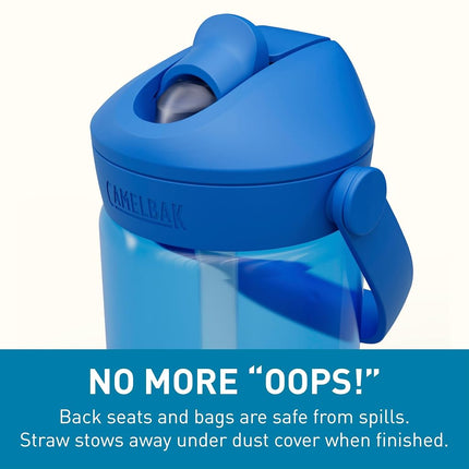 Camelbak THRIVE FLIP STRAW KIDS 415 ml – sport bottle – leak-proof – child-friendly size – easy drinking spout – ideal for on the go – True Blue, size: OS