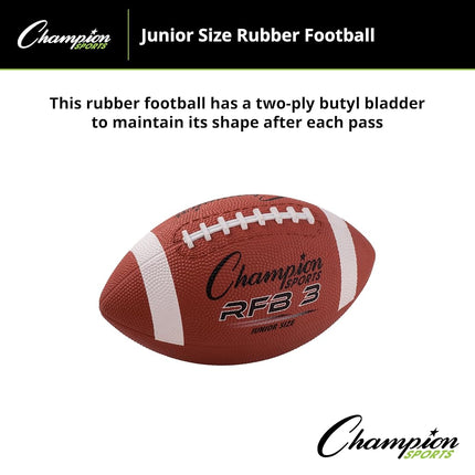 Champion Sports Junior Size Rubber Football