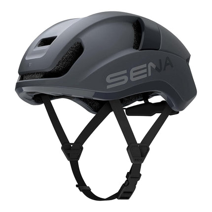Sena S Mesh Intercom Smart Road Cycling Helmet (Matte Gray, Small)
