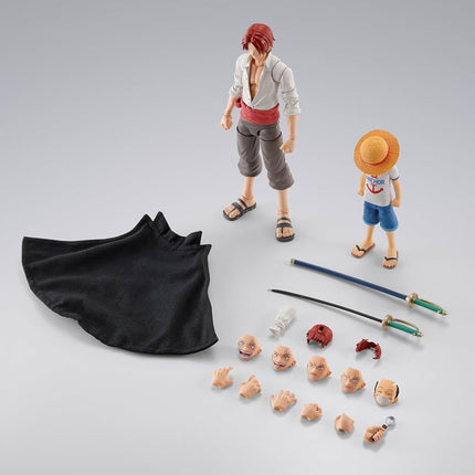 TAMASHII NATIONS - One Piece - Shanks & Monkey D. Luffy -Childhood-, Bandai Spirits S.H.Figuarts Action Figure