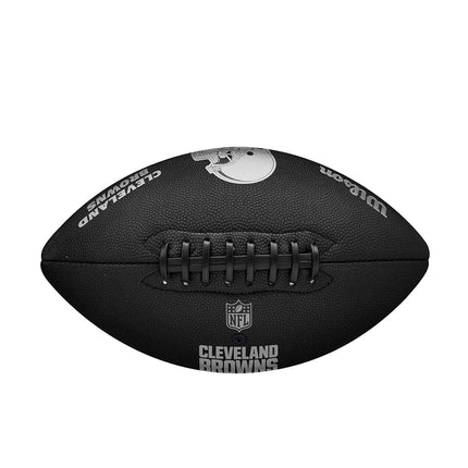 WILSON NFL Team Metallic Premiere Football - Official Size, Cleveland Browns