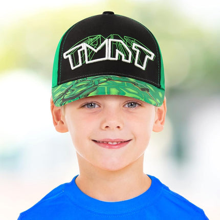 Nickelodeon Toddler Little TMNT Kids Hat, Boys Baseball Cap Size, Green, Ages 4-7, Green, 4-7 Years